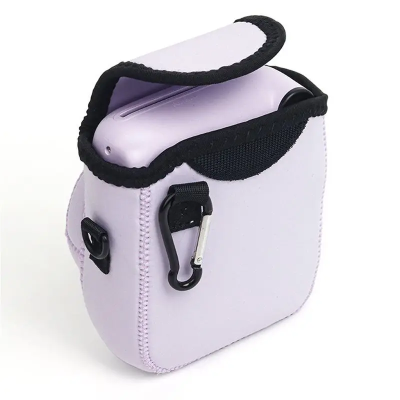 A41Z-Soft Camera Case Stylish Shoulder Bag For Instax Mini 12 Camera Storage With Shoulder Strap Easy Transportation