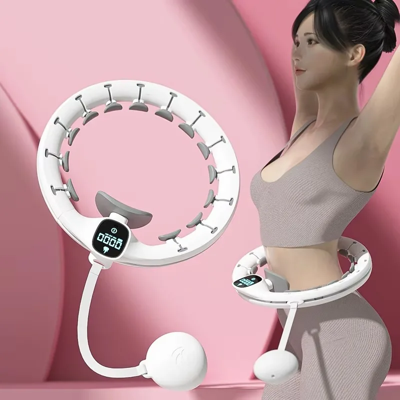 YTYINNew Products 2026 Detachable Weighted Smart Hula Ring 360° Massage Abdomen Waist Trainer For Adult Fitness
