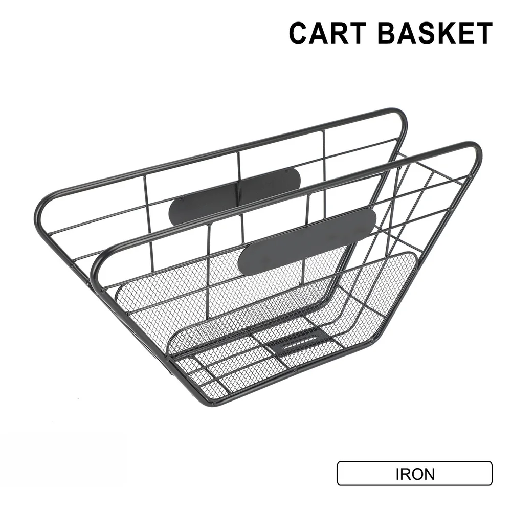 

Basket Storage Center Luggage Rack Carrier For Super 73 -S2 Y1 Heavy‑Duty Iron Material Large Capacity Hollow Grid Design