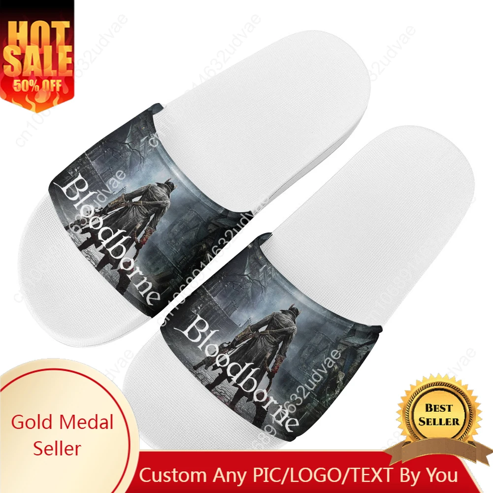 

Bloodborne Slippers Home Bathroom Sandals Water Shoes Men Women Teenagers Indoor Poor Sandal Customized Summer Slipper