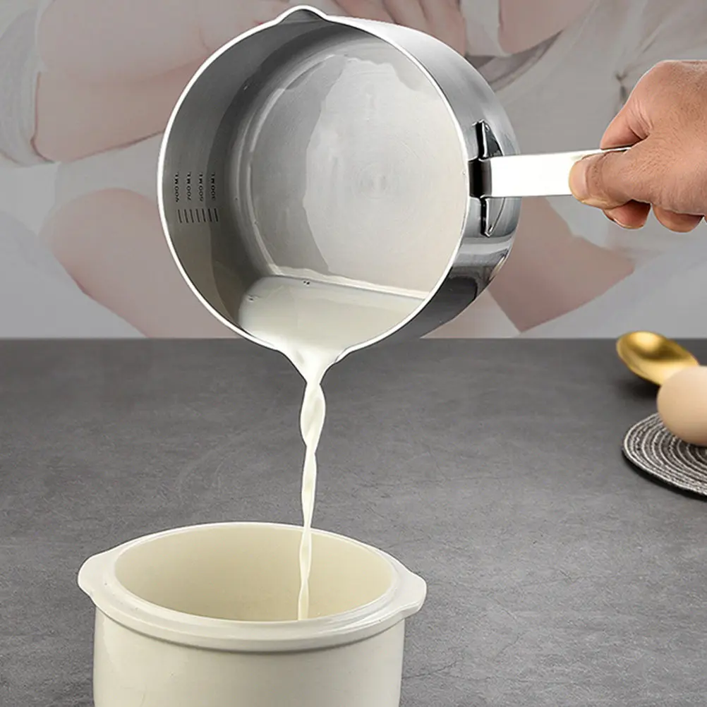 

1 шт. 900 мл кастрюля из нержавеющей стали, нержавеющая, герметичная, с равномерным нагревом, для индукционных и газовых плит, для супов и приготовления детского питания