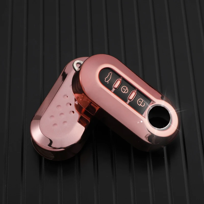 Shell Fob TPU Car Remote Key Case Cover For Fiat 500 Ducato Panda 500L Punto Lancia Musa For Citroen Jumper For Peugeot Boxer