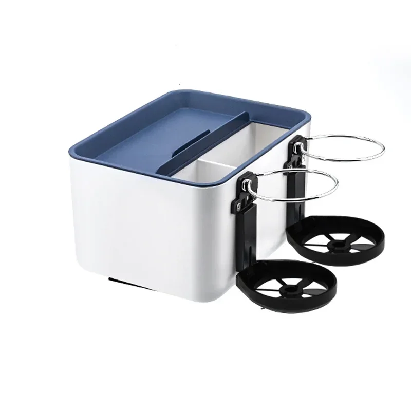 Multifunctionele auto-opbergdoos Armsteun Organizer Auto-interieur Organizer Accessoires Telefoon Tissue Cup Bekerhouder