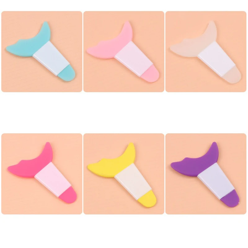 Silicone Eye Makeup Stencils Eyeliner Template Eyelash Baffle Mascara Shield Applicator Guard Pads Eyebrow Eyeliner Shaping Tool