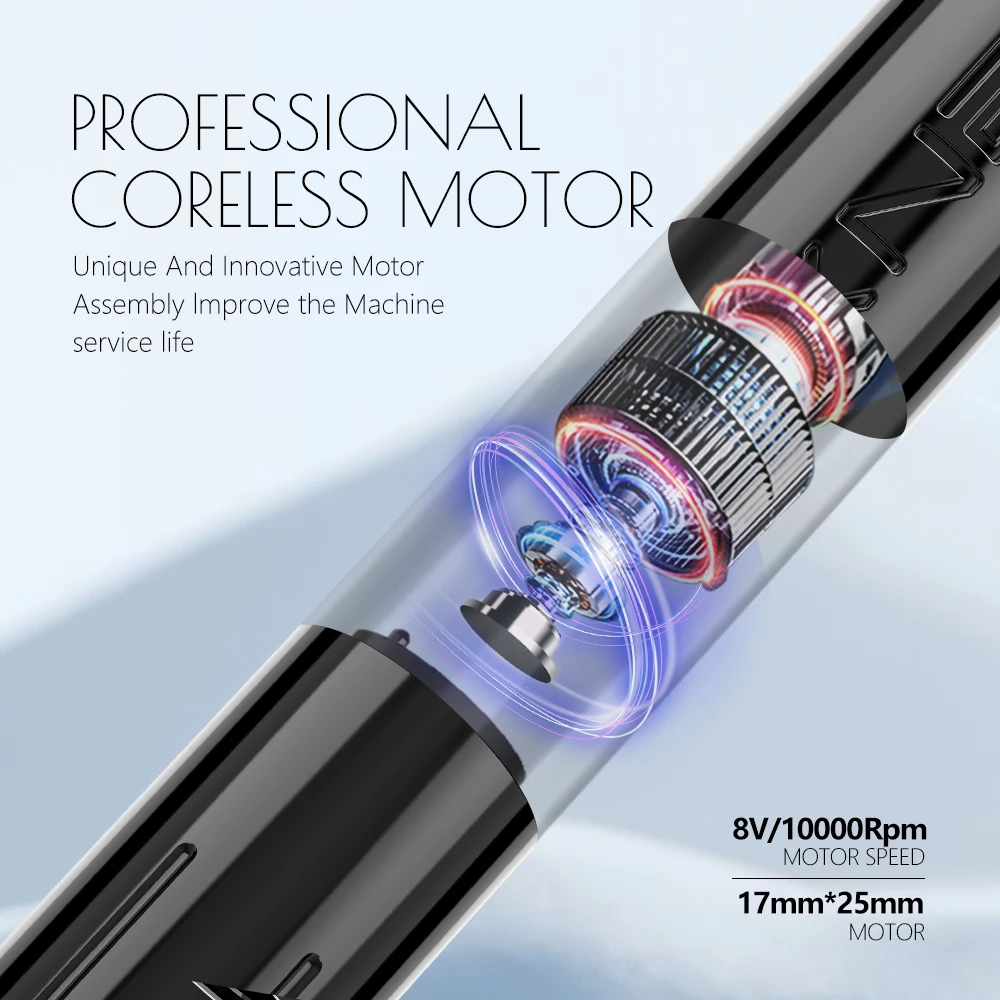 Xnet Wireless Tattoo Machine Kit Tattoo Rotary Pen RCA 3.5mm Stroke Lip Scalp Tattoo Art Semi-Permanent Customized
