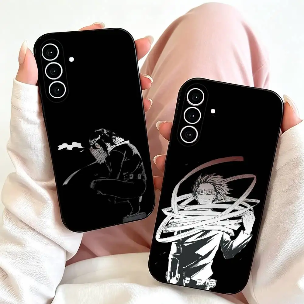 MHA Aizawa Shot  Phone Case Black Silicone Soft For Samsung Galaxy A73,A72,A71,A70,A53,A52,A51
