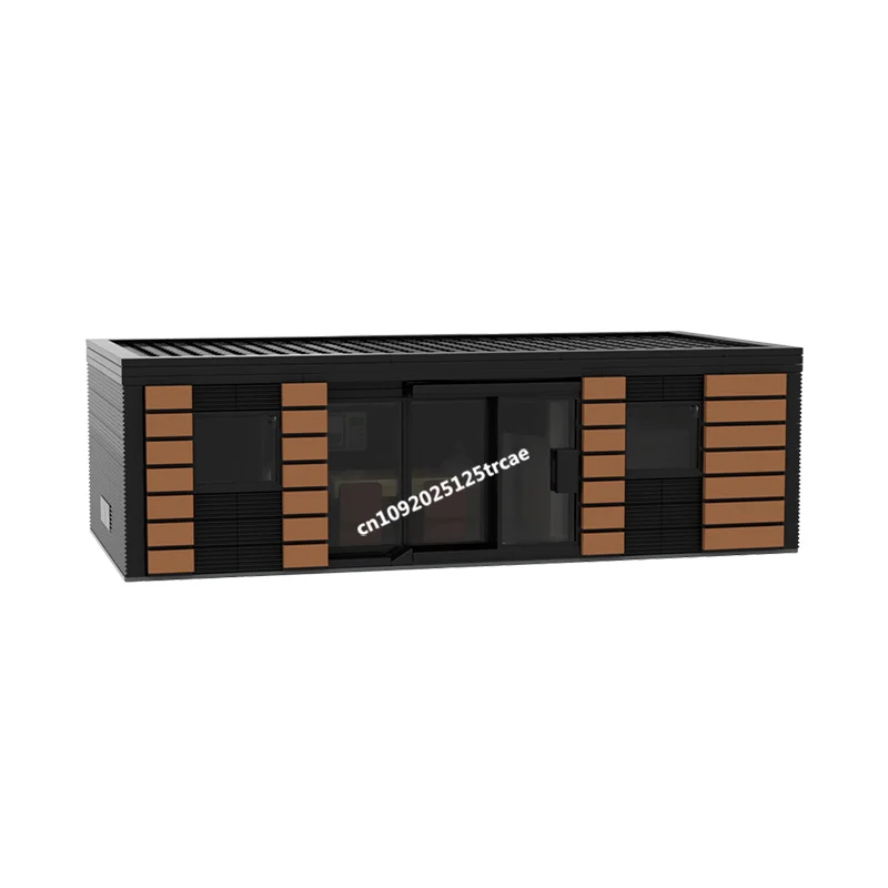 새로운 669피스 시티 핫 스트리트 뷰 모듈형 작은 컨테이너 하우스 모델 블록 DIY 창의적 아이디어 어린이 장난감 생일 선물