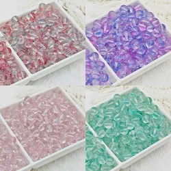 30pcs Round Smooth Clear Dream Multicolor Crystal Glass Loose Beads Wholesale For Jewelry Making DIY Charms Bracelet Necklace