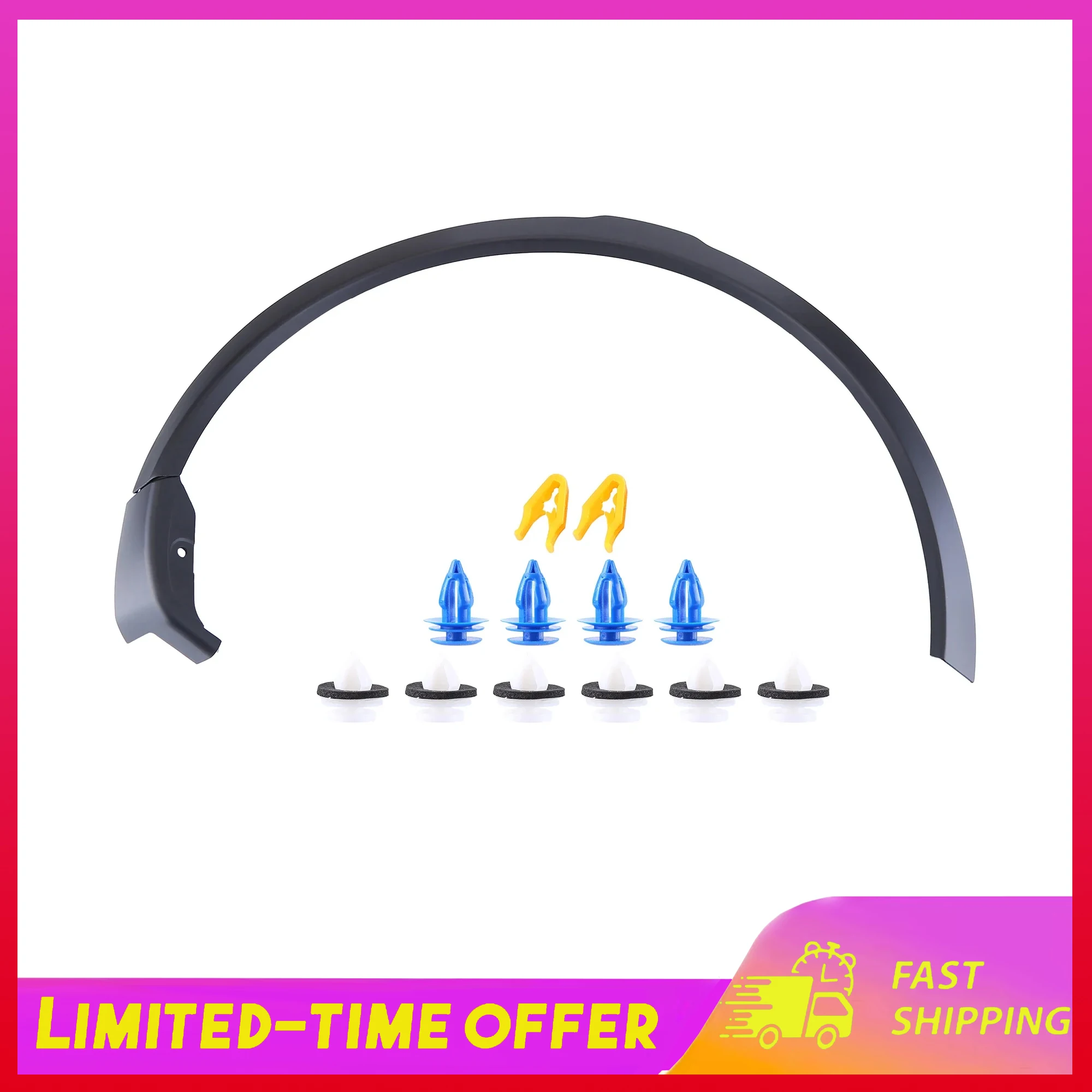 

Passenger RH Side Front Wheel Opening Molding LR123729 LR061972 Compatible for Land Rover 2015-2019 Discovery Sport