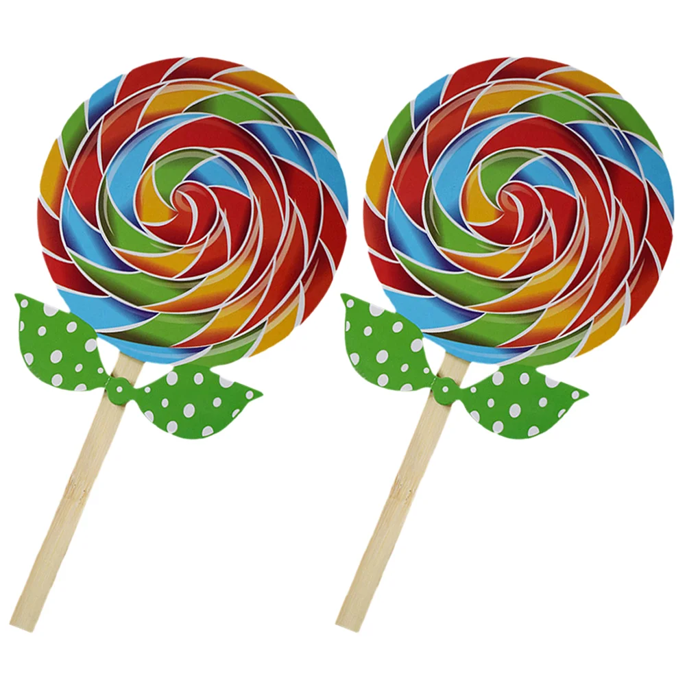 Lollipop Craft Prop Decorative Fake Model Candy Photo Booth Adornment Kids Toy Food Props Floss Sugar