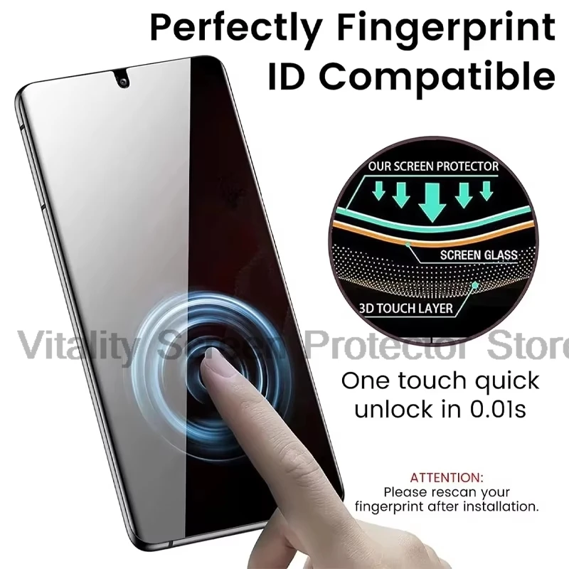 1/3Pcs Privacy Tempered Glass For Samsung A36 A26 A16 A57 A56 A17 A07 A06 A15 A55 A33 A25 S26 Ultra Glass Screen Protectors Film