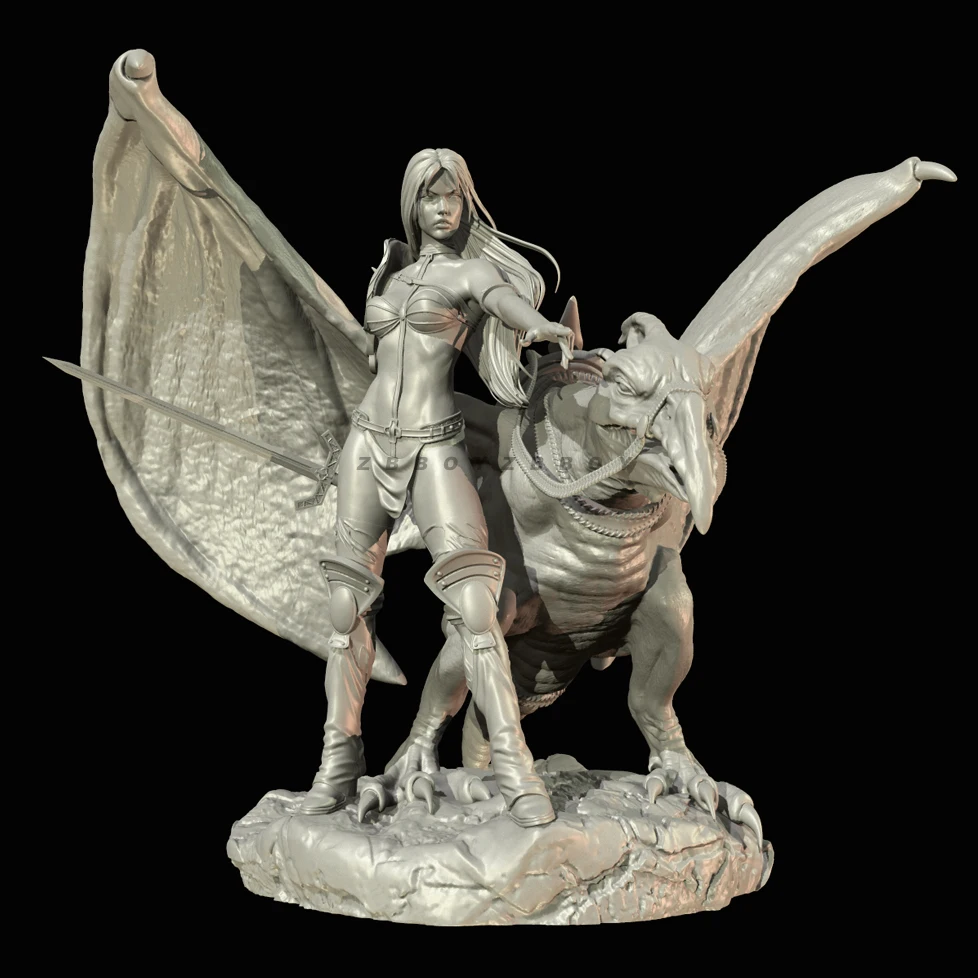 The height of man 38mm 50mm 75mm The resin model kit is colorless and self-colored for assembly 3D Printing TD-7110/3D view 3