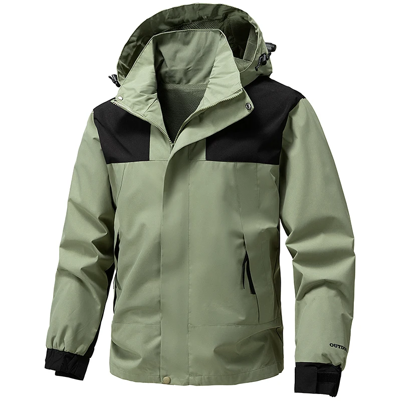 

Activities Mens Tactical Softshell Jacket New Outdoor Hooded Coats Cycling Jacket Ventilated Outdoor Waterproof Breathable Coat
