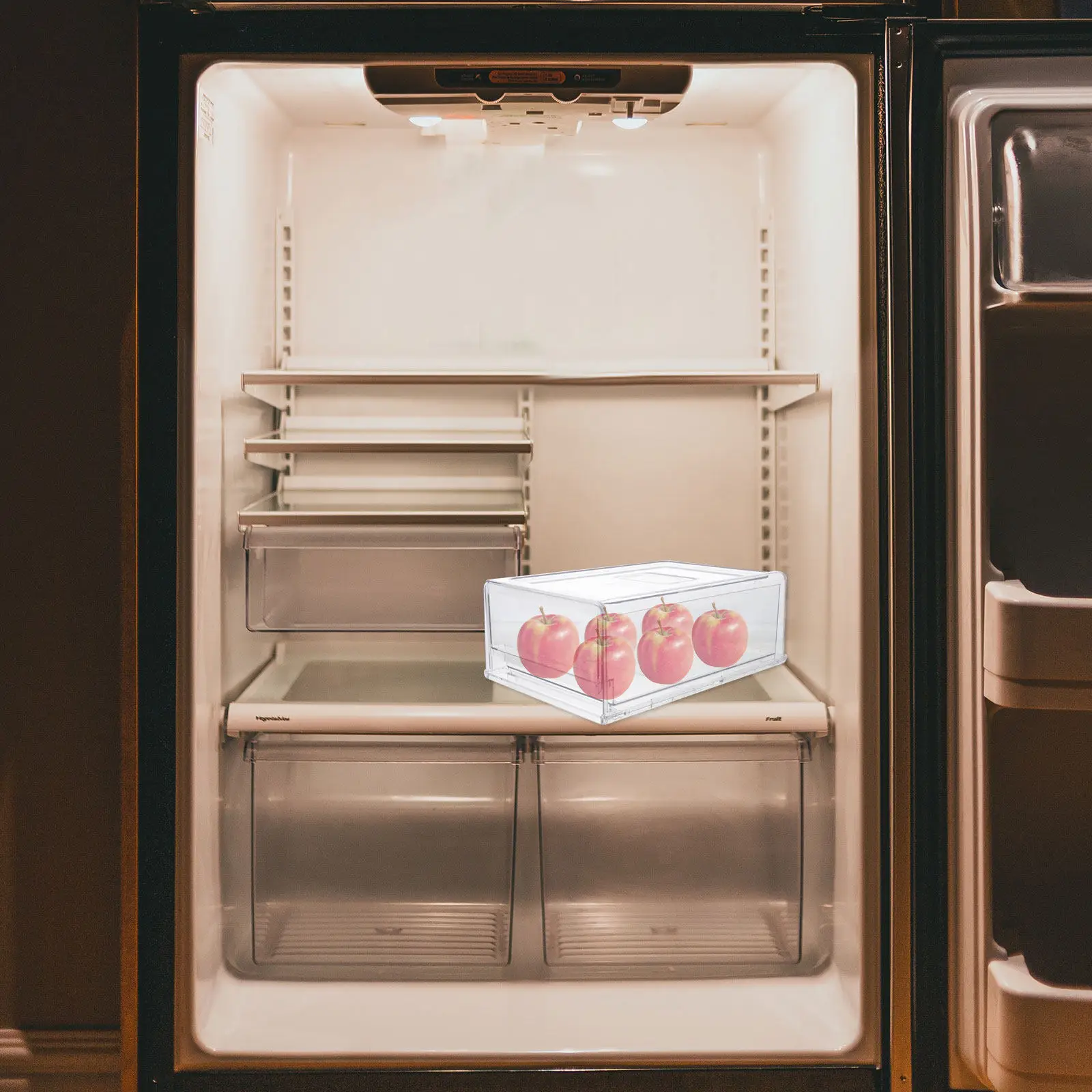 

Stackable Drawer Type Refrigerator Storage Box for Fridge Freezer Organizing Vegetables Fruits Sundries Food Container