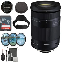 Tamron-teleobjetivo para cámara Canon y Nikon, objetivo de 18-400mm F/3,5-6,3 Di II VC HLD APS-C