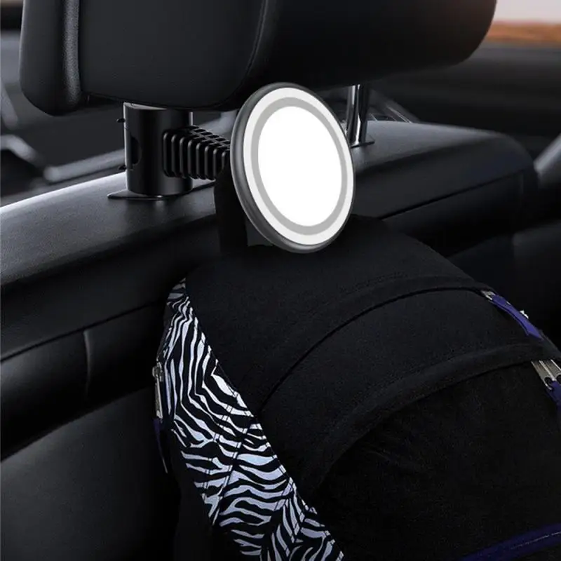 Soporte magnético para teléfono de asiento trasero de coche, gancho para reposacabezas de asiento trasero de aleación de Zinc, soporte para teléfono de navegación, accesorios para coche, 1 ~ 10 Uds.