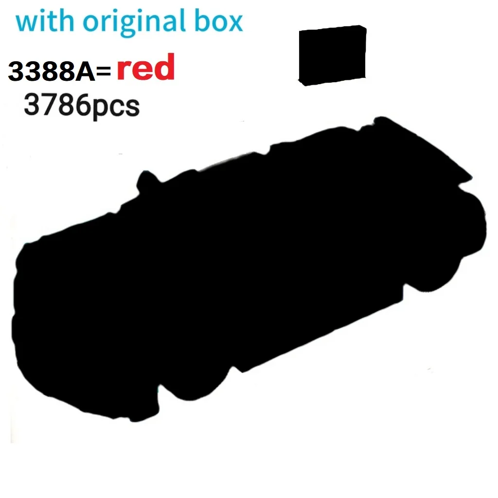 พร้อมกล่องต้นฉบับ 3599 ชิ้นบล็อกอาคารชุดเด็กของเล่นเด็ก High Tech รถ Super Racing รถอิฐ 20086