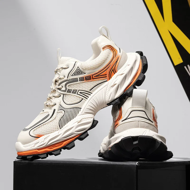 

Мужские повседневные дышащие легкие кроссовки на весну-лето 2025 года, новинка, тонкие, сетчатые