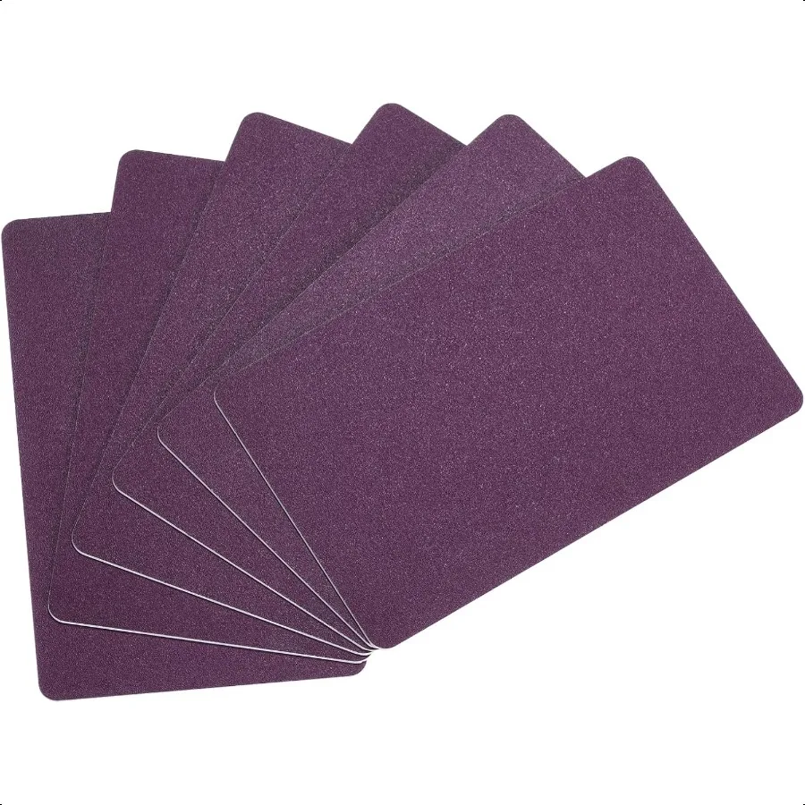 

40pcs Blank PVC Cards Color CR80 30Mil Plastic Cards Blank ID Card Waterproof for ID Badge Credit Cards Identification Badges P