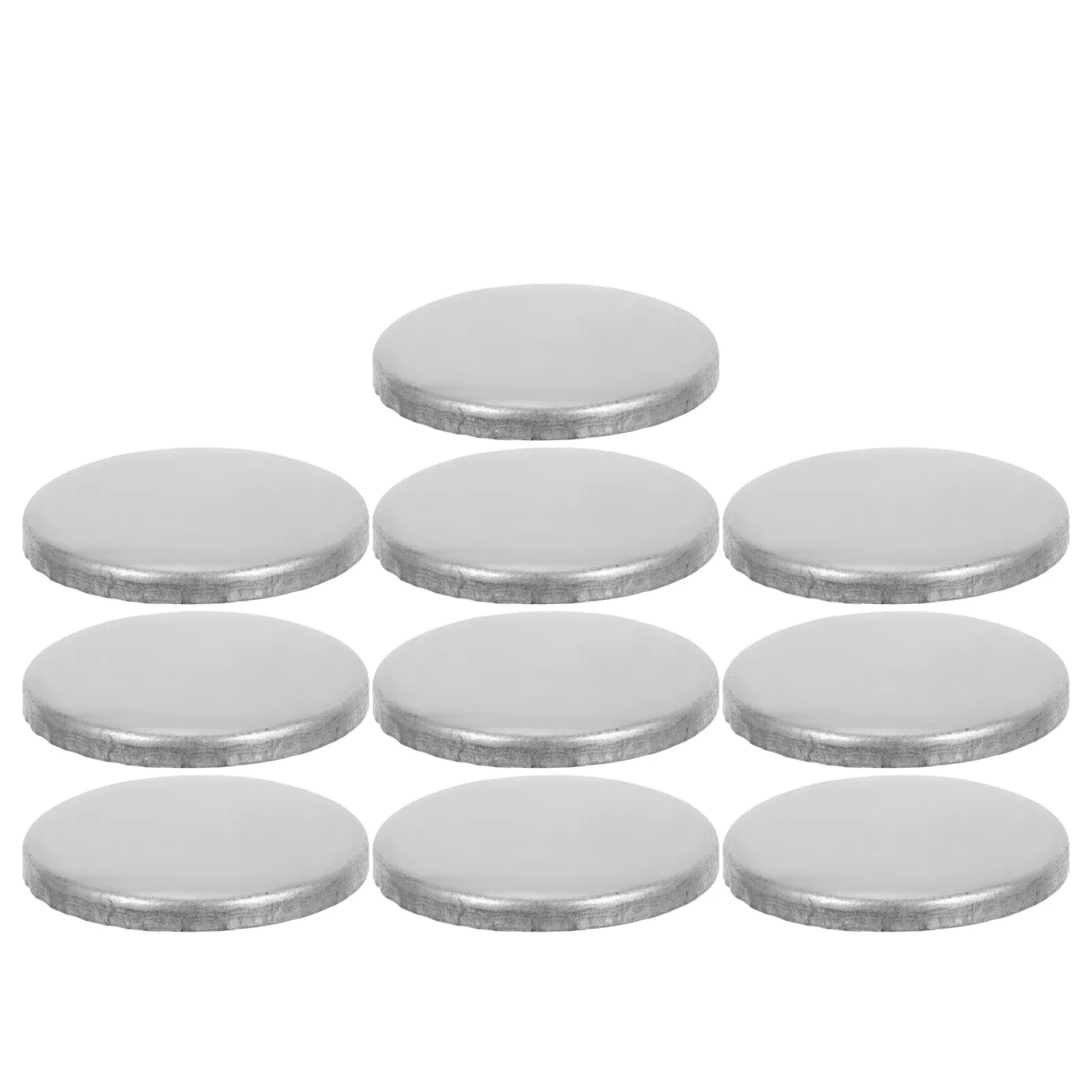 10Pcs Metal Round Tube Decorative Post Topper 40Mm Outdoor Handrail End Caps for Fence Deck Railing Garden Balustrade Post Caps - view 5