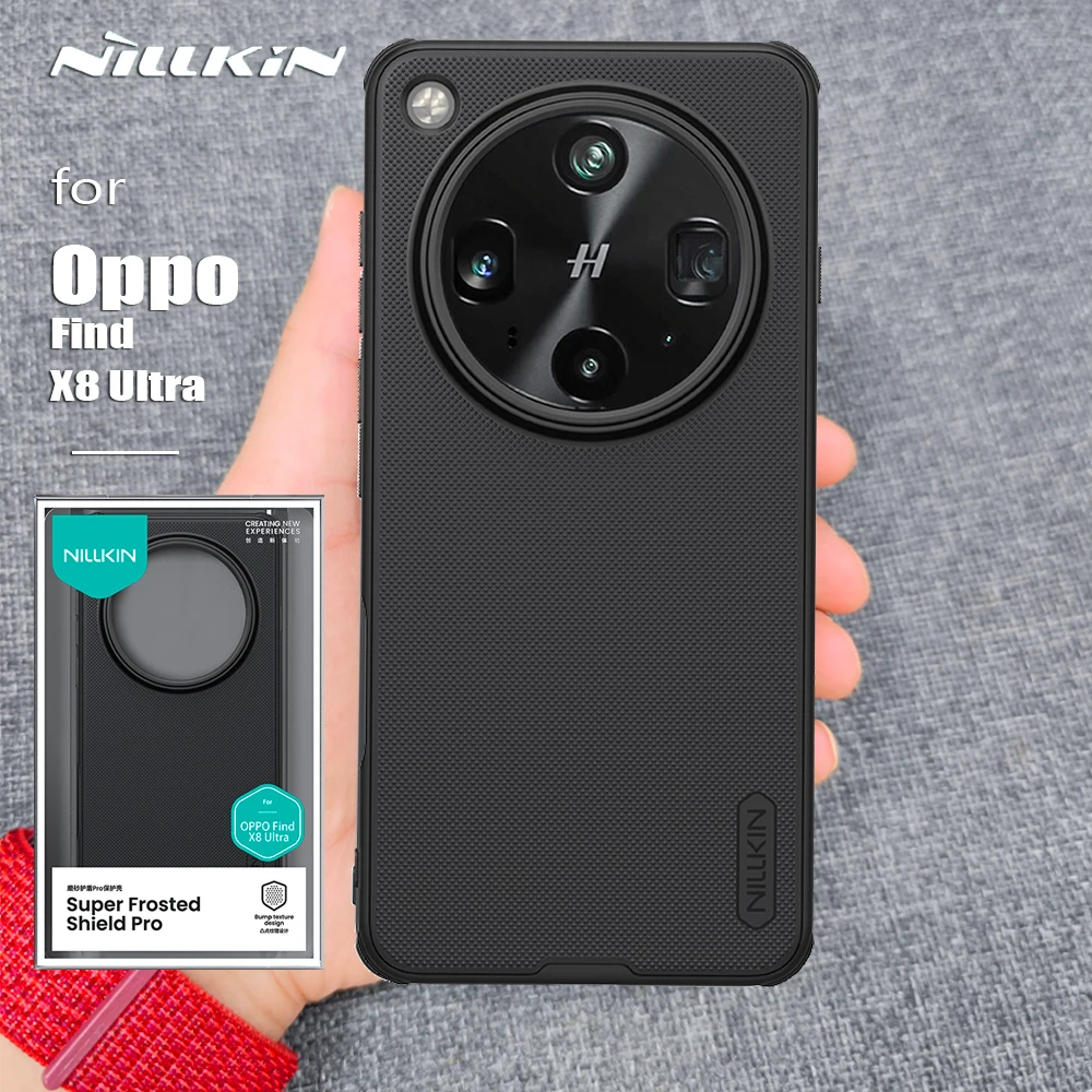 

Чехол Nillkin для OPPO Find X8 Ultra 5G Frosted Shield Pro, матовый ПК, ТПУ, бампер, жесткий 360, полная защита задней крышки