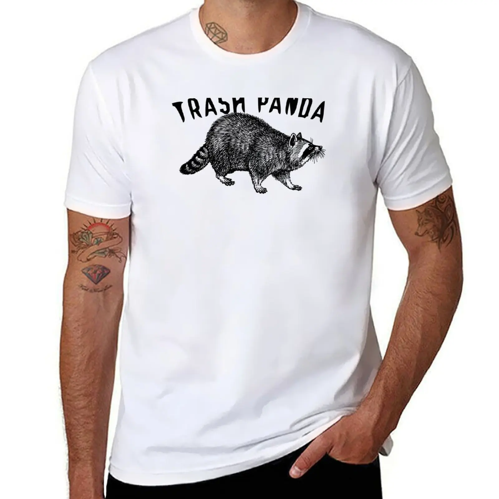 

Trash Panda T-Shirt oversizeds plus size tops street wear black t shirts for men