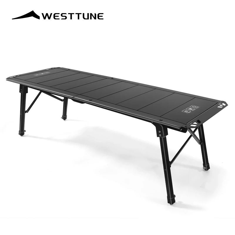 WESTTUNE Outdoor IGT Table IGT 5 Unit Aluminum Alloy Camping Table Portable Folding Desk for Picnic RV Trip Patio Backyard BBQ