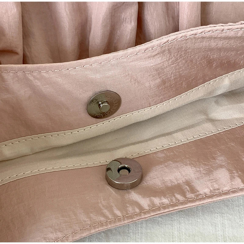Kuchenrock-Stil Gerüschte Damen-Schultertasche, Koreanische Plissierte Umhängetasche, Leichte Süße Elegante Handtasche – Detail 2