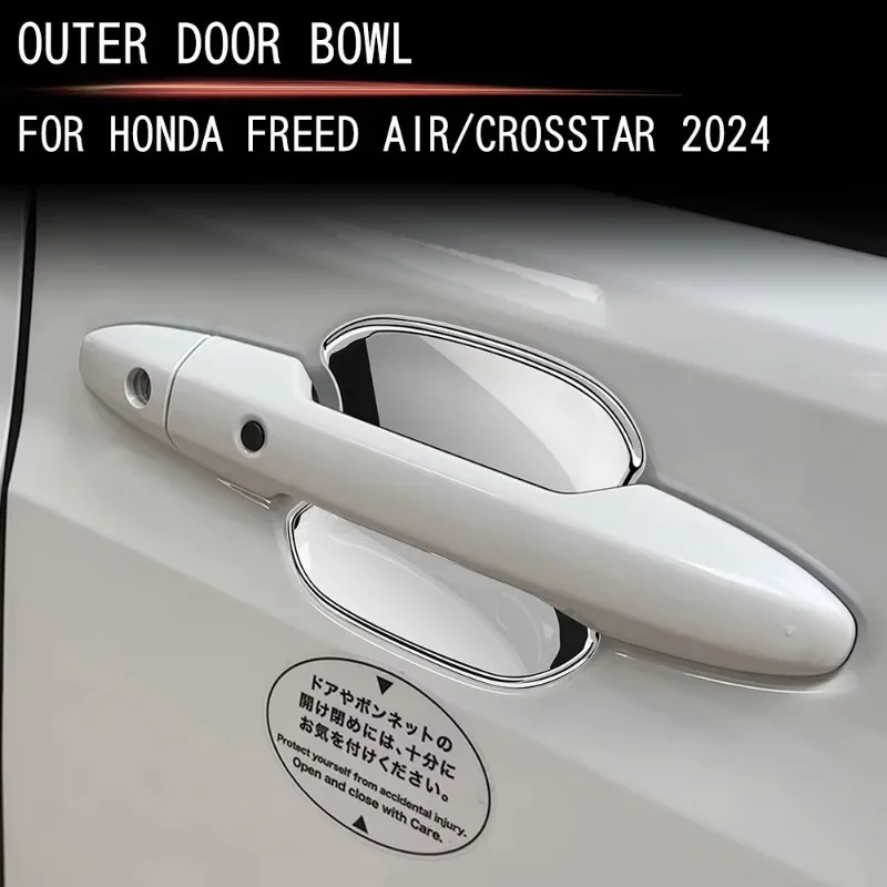 Car Door Handle Door Bowl Protective Trim for Honda FREED AIR CROSSTAR Exterior Accessories 2024