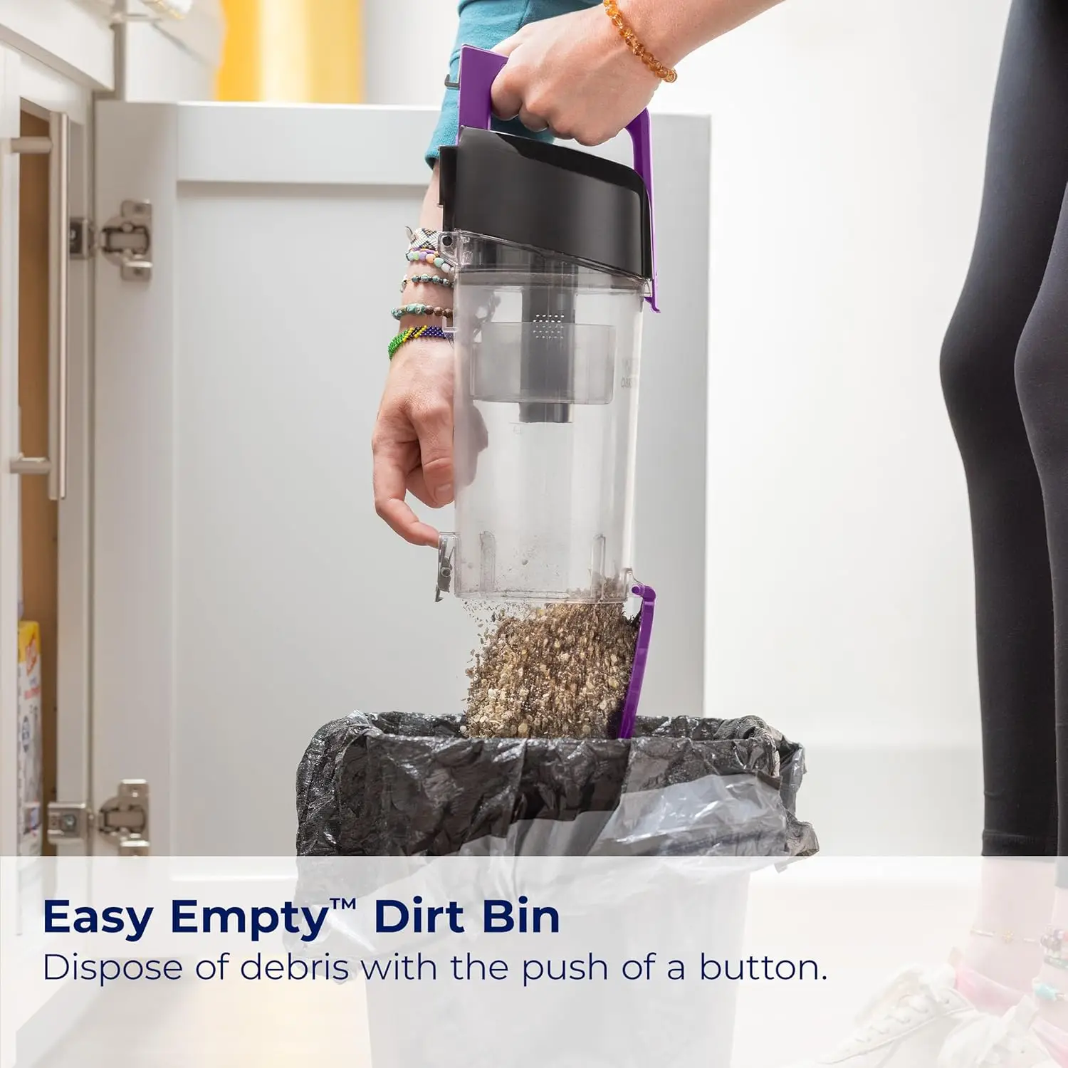 CleanView Compact Turbo Upright Vacuum with Quick Release Wand, Full Size Power, Compact Size for Apartments & Dorms, 3437F