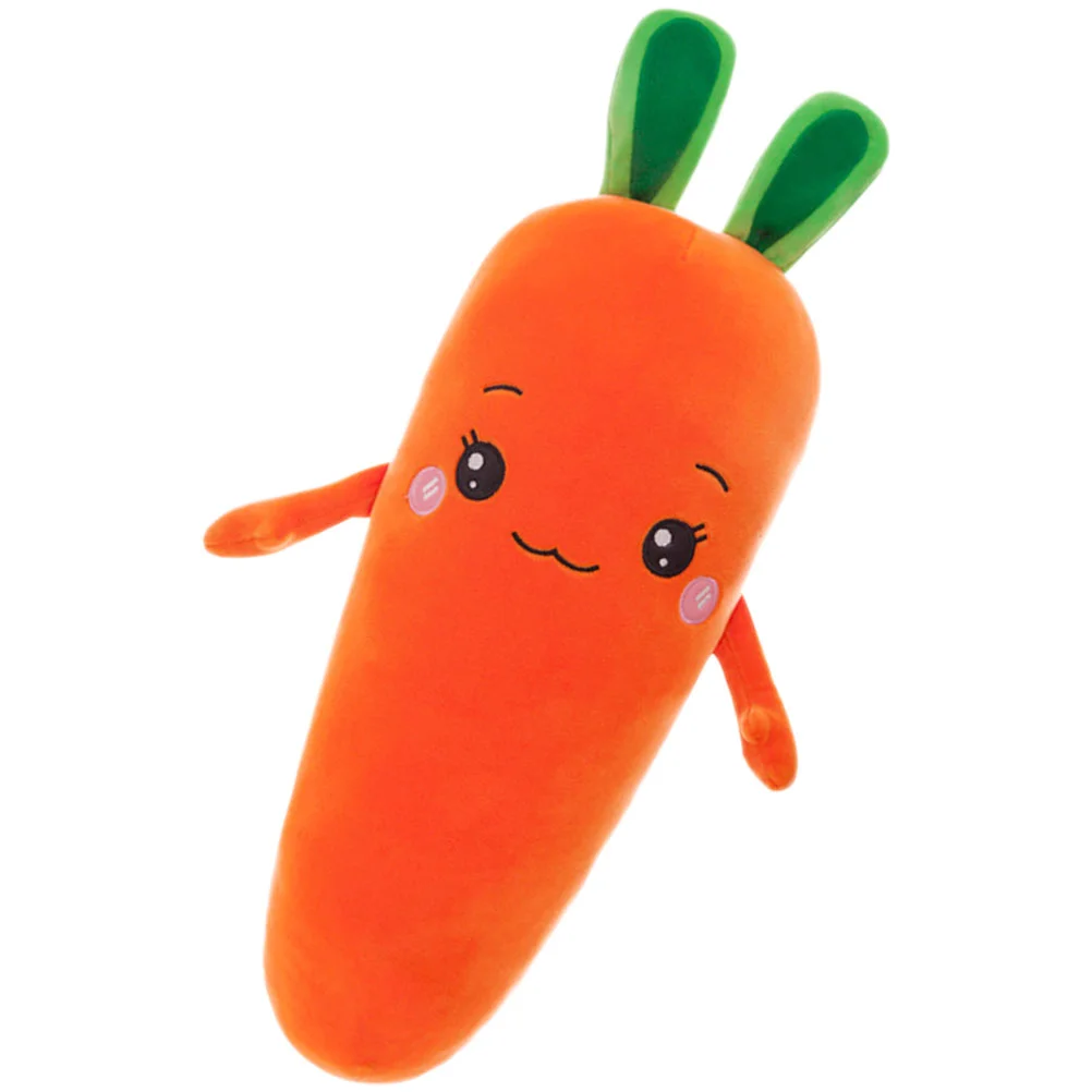

Carrot Pillow Kids Toys Large Stuffed Cartoon Plush Throw Cushion Fabric Office Home