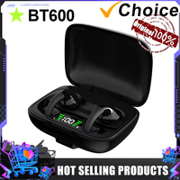 New Noise Cancelling Ear-clip Waterproof Bluetooth Earphones Wireless Sports Headphones HiFI Stereo Earphones in-Ear Headphones