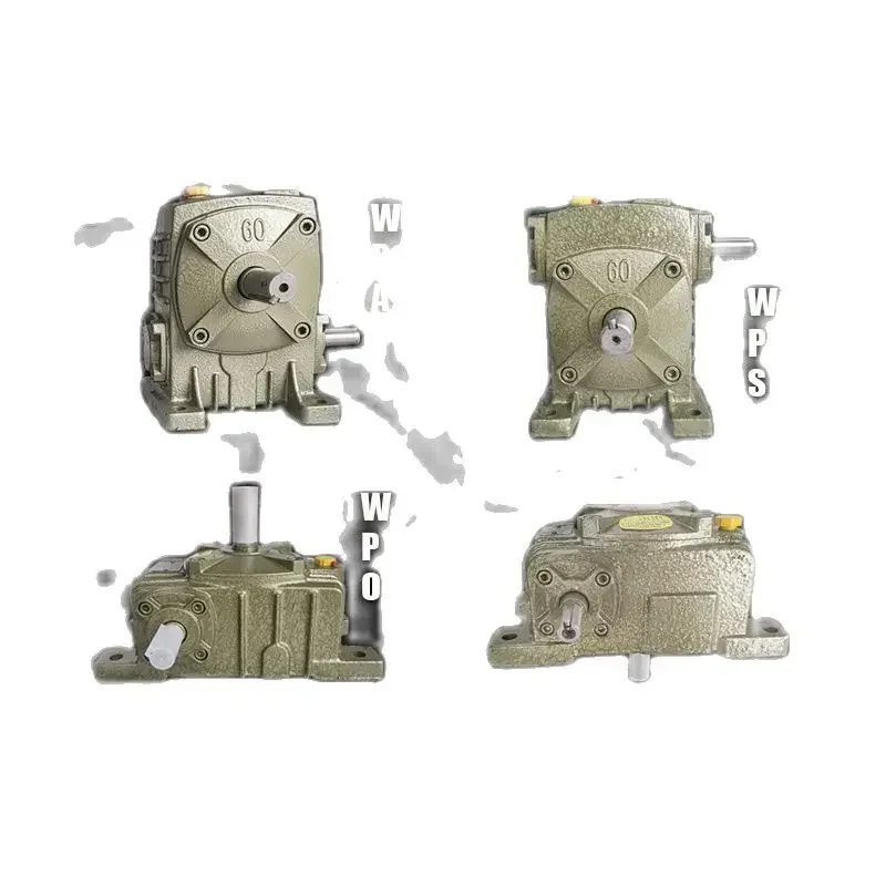 Reducer, vertical worm gear small gearbox, horizontal 50 60 70 80 turbine Wps, for Wpa Wps Wpo Wpx 50 type worm gear reducer