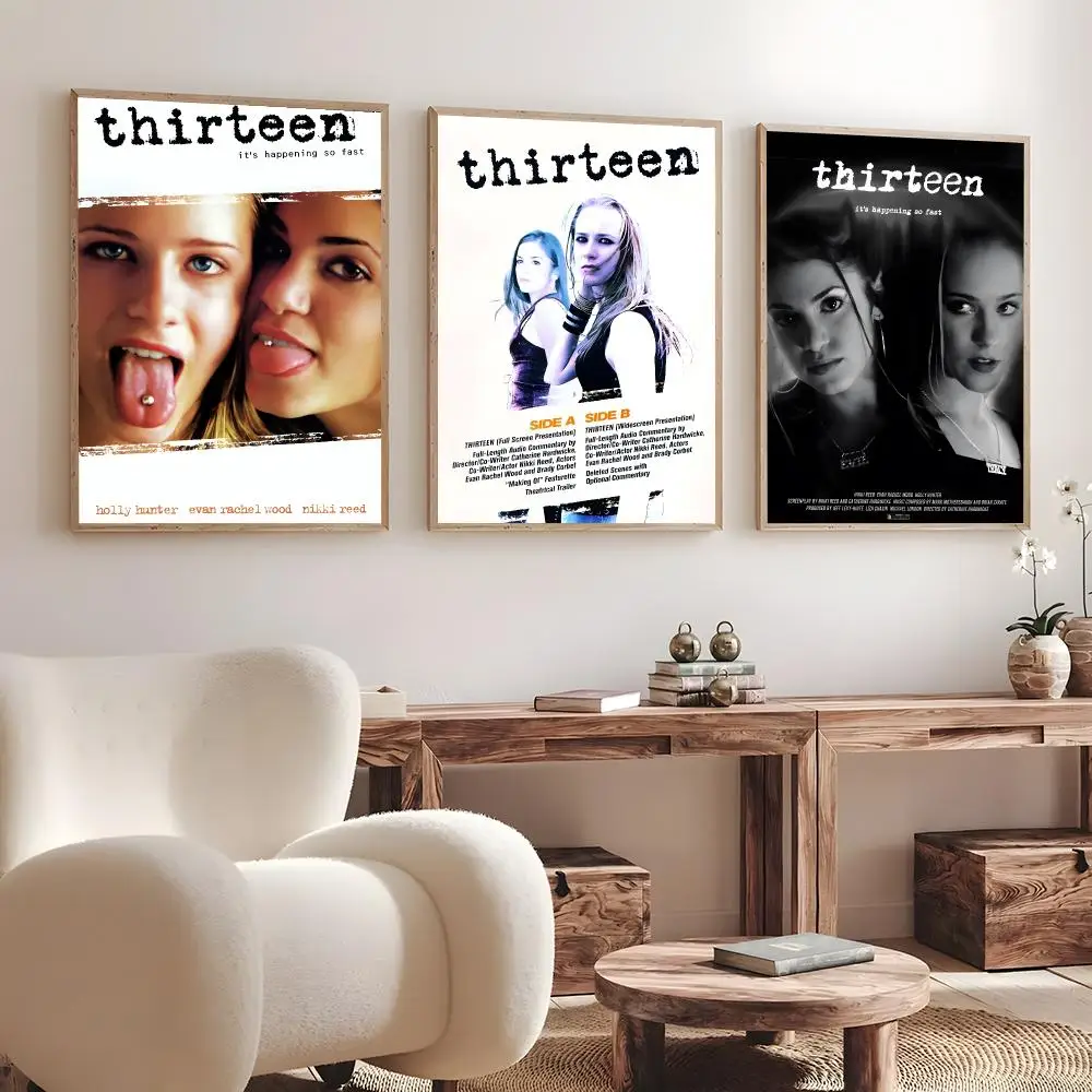 Movie Thirteen   Print Wall Art Pictures Canvas Painting Living Room Bedroom Home Decor Poster