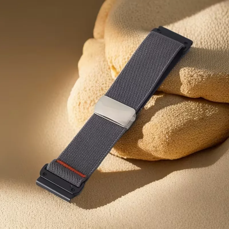 الفرقة المغناطيسية ل Garmin Fenix 8 7 Pro 7S 6X 6 5X 5Plus Venu 3 47 مللي متر 41 مللي متر النايلون سوار ساعة كوريا Forerunner حزام 22 مللي متر 26 مللي متر #2