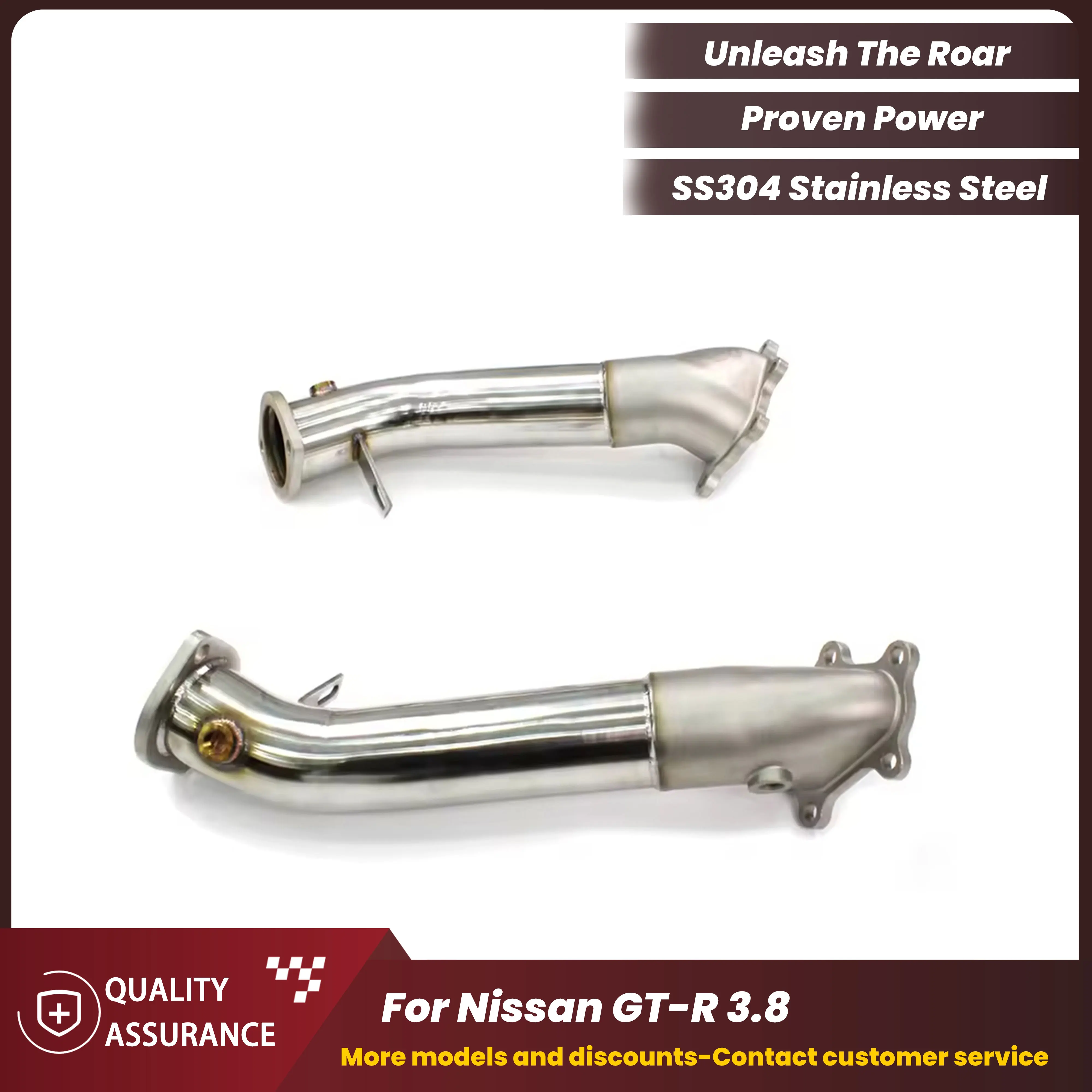 

Performance Sport High Flow Headers for Nissan GT-R R35 3.8T 2008-2023 ECCF SUS304
