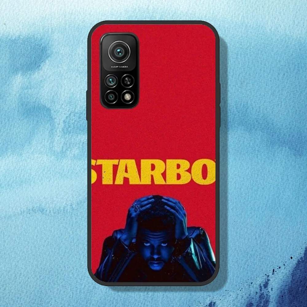 T-The W-Weeknd Phone Case For Xiaomi 12U 12pro Redmi 6 6A 7 7A K40pro Note8 Note9 Black Shell