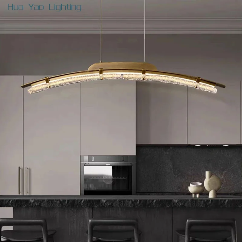 2026 الحديثة مصمم الزجاج مُثبتة في السقف أضواء Led الفنان مصابيح معلقة طويلة لغرفة المعيشة ديكور المنزل بريق بار