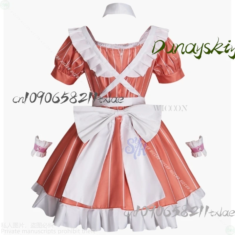 Shop1104345165 Store Lovelive AiScReam play Uehara Ayumu tume Kawaii Maid Orange Cake Dress لطيف حلو لوليتا لطيف الهالوين #6