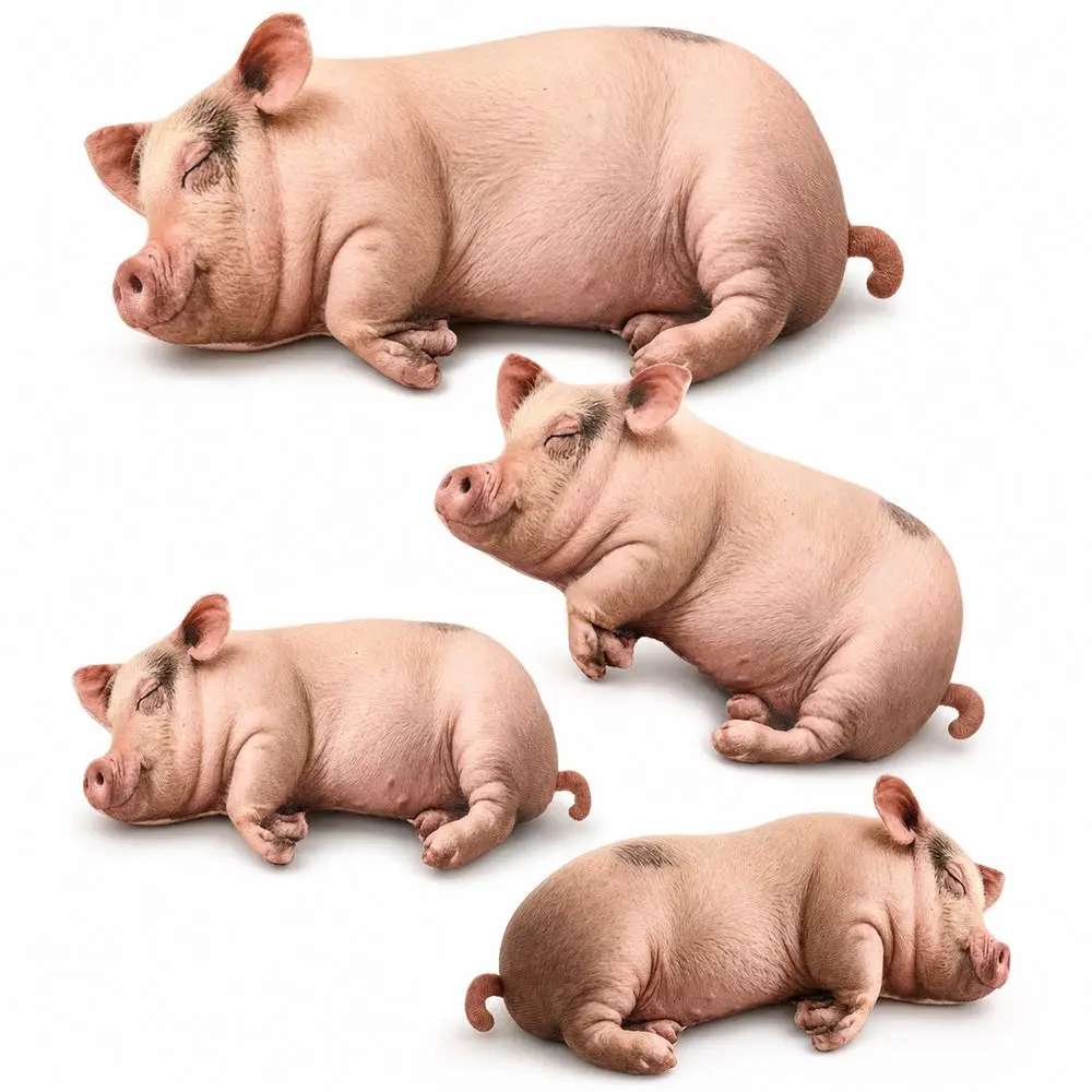 Plush Material Animal Body Pillow 40cm Size Soft Texture Animal Cushion Doll Toys PP Cotton Filled Cute Design Bag Decoration