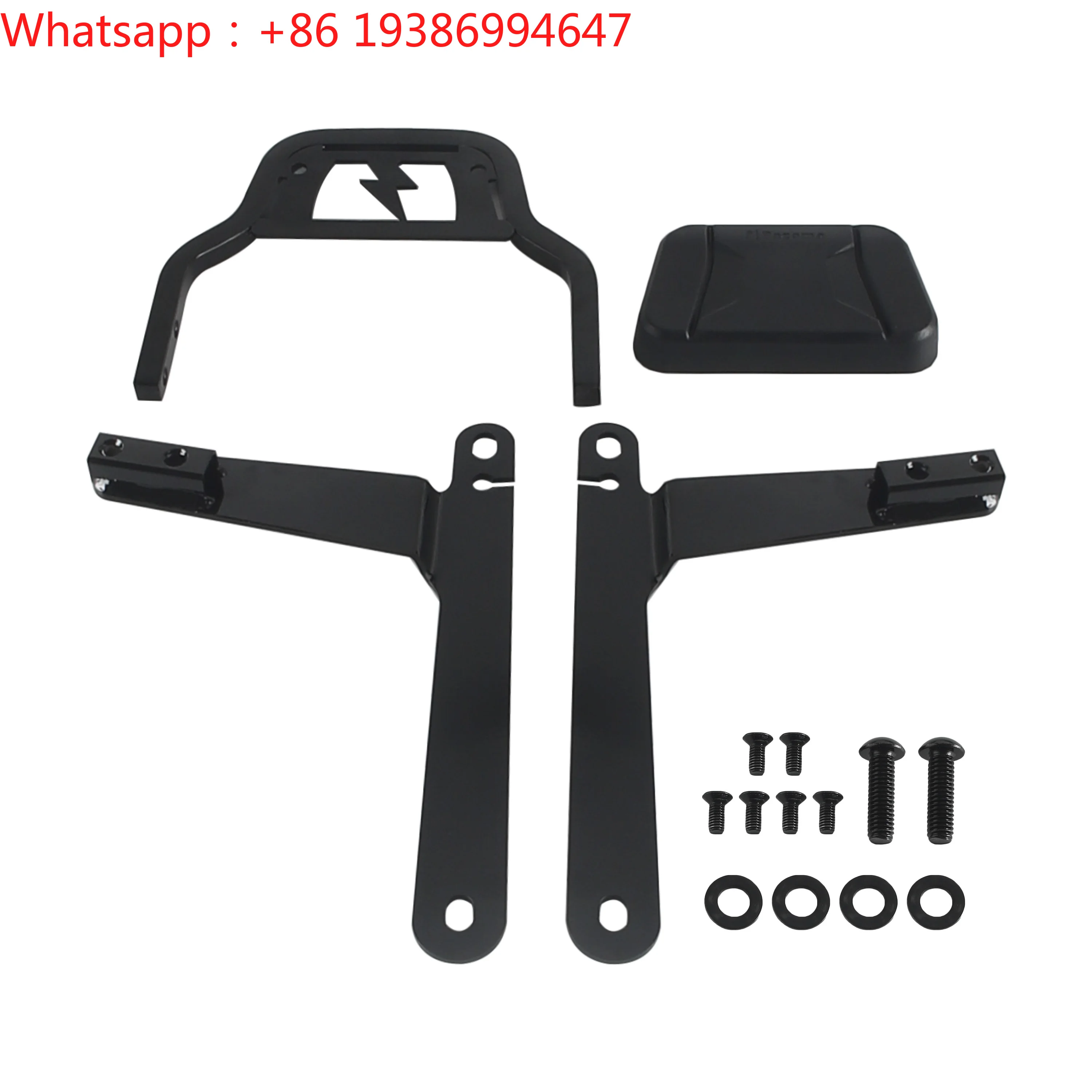 For Weatherproof&Bolt-on Installation Club Style Motorcycle Sissy Bar Kit for Harley Dyna Fits FXDL FXDB FXDWG FLD 2006-2017
