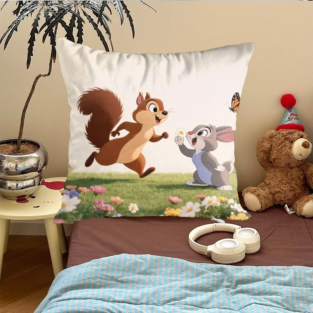 Kawaii C-رقائق وديل المخدة غطاء الوسادة 45x45 الوسائد الزينة عيد الميلاد الديكور 2026 هدية شخصية الشمال المنزل #4