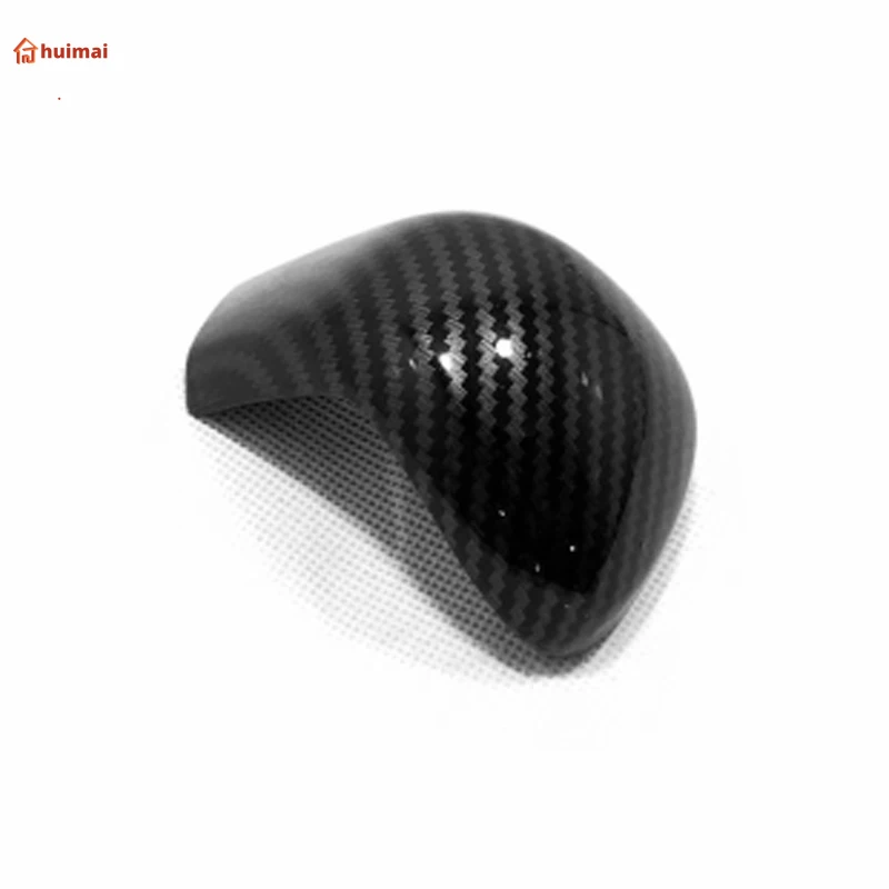 For Toyota Yaris XP210 CROSS  2020 2021  Carbon Fiber Red Silver Color Gear Knob Hand Shift Head Cover Moulding Trim