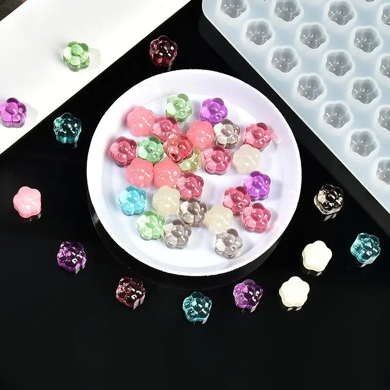 100-Fach-Mini-Katzenpfoten-Silikonform, quadratisch-rund, für Wachssiegel, Scrapbooking-Werkzeuge, Ohrringe, Anhänger, Schmuck, Kunsthandwerk – Detail 5