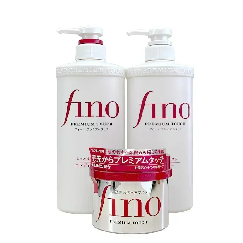 

Japanese Fino Shampoo Conditioner 550ml Oil-controlled Flush And Soft Improve Frizz-damaged Hair Mask Shampoo Profissional