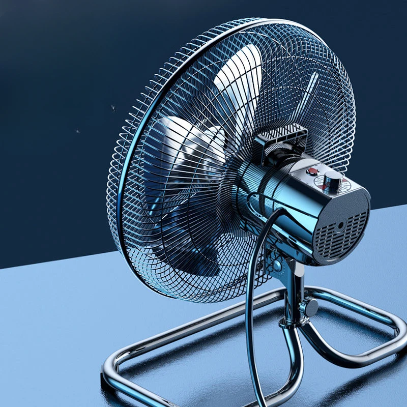 

Shaking head floor fan electric fan household high power powerful industrial fan Workshop restaurant office