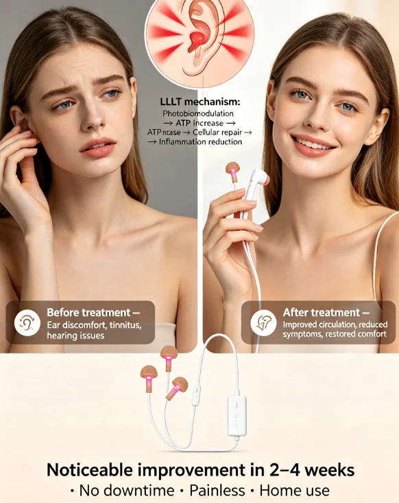 Safe Ear Laser Treatment for Otitis Media & Tinnitus Root Relief