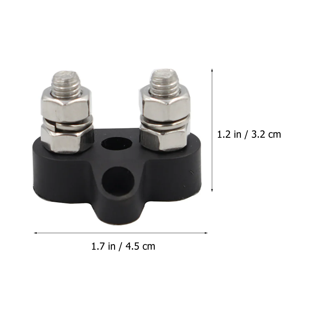 

2pcs Distribution Terminal 48v Car Auto Electrical Bus Bar Bus Bar Junction Post Copper Power Distribution