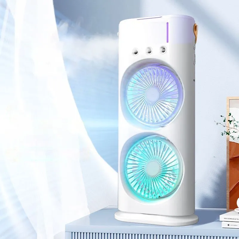Ximeng portable mini wireless USB rechargeable spray spray air conditioning fan USB/portable