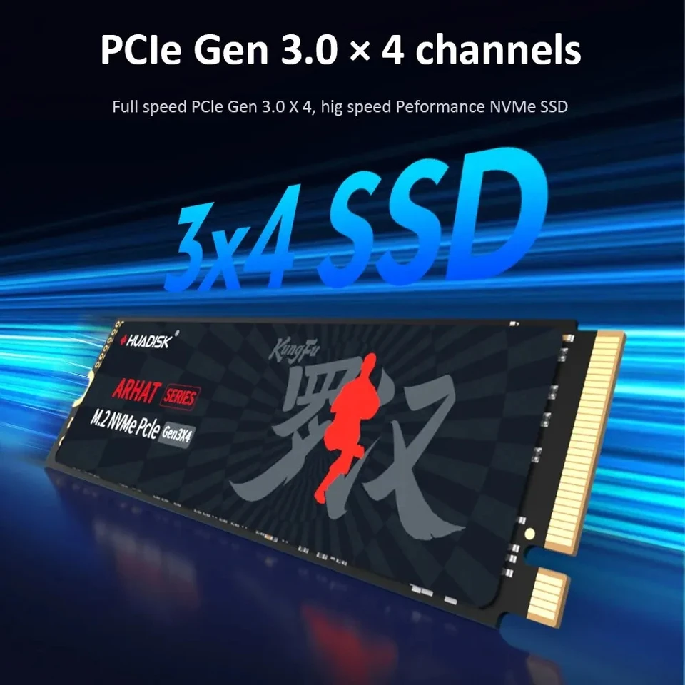 Huadisk SSD NVMe M.2 1TB/512GB 内蔵SSDドライブ PCIE3.0 3000MB/秒